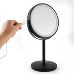 BELDRAY 7'' TELESCOPIC Black LED Mirror